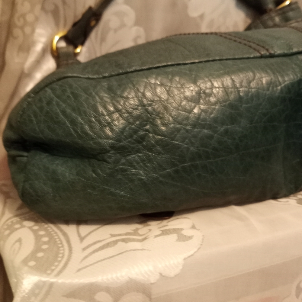 Steven Steve Madden Vintage Green Leather Hobo Handbag..SOLD SOLD SOLD - Picture 9 of 10